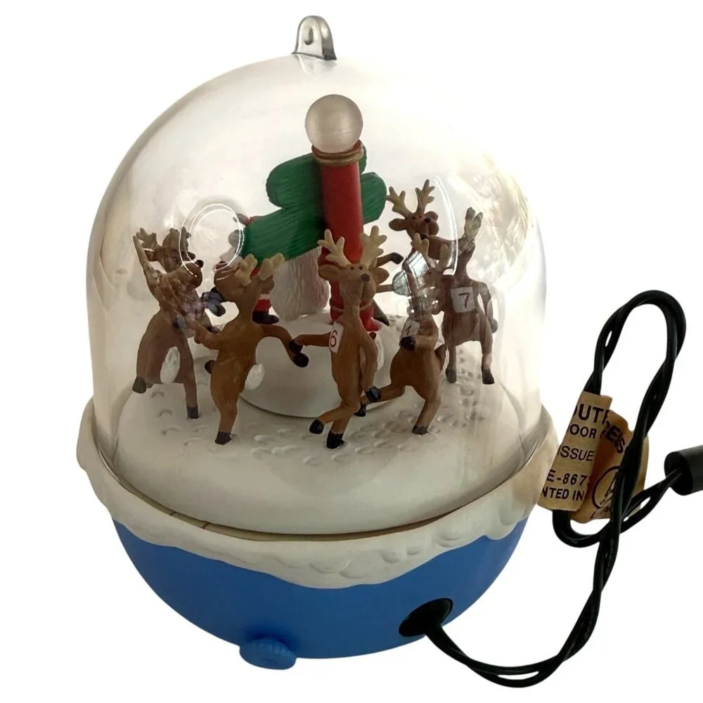 Hallmark Keepsake Christmas Ornament North Pole‎ Merrython Magic Light & Motion